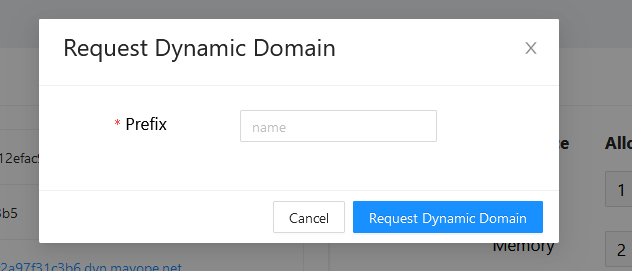 Request Domain